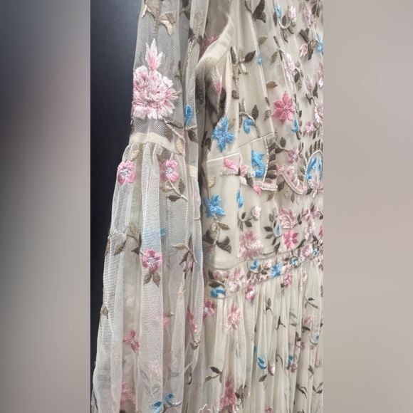 Mac Duggal 35111 Bishop Sleeve Embroidered Dress - Picture 8 of 9